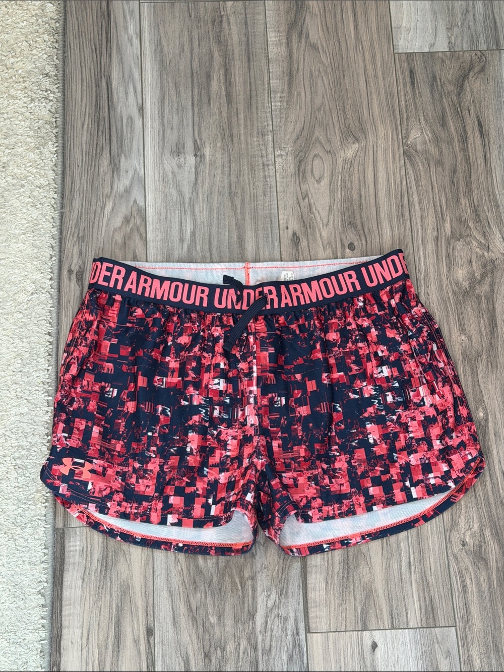 Under Armour Big Girls Play Up Printed Athletic Shorts